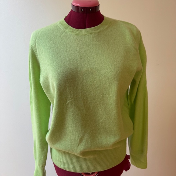 M&S 'Autograph Cashmere Crewneck Sweater UK Sz 12 - Picture 1 of 9